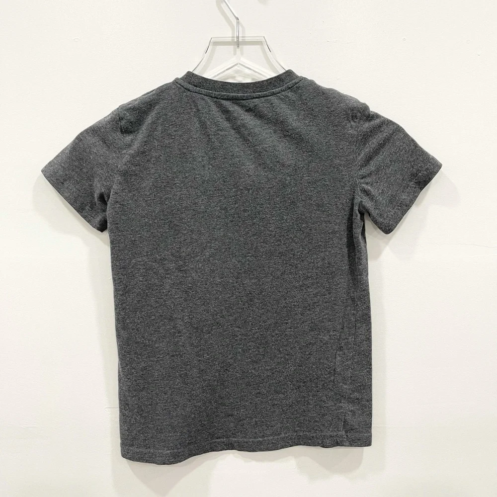 Champion Vertical Logo Short Sleeve Tee Grey Kid S